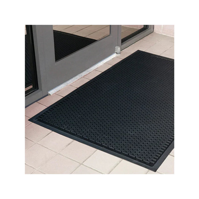 Notrax® Finger Scrape® Moisture Trap Entry Scraper Floor Mats T28 Series - 36'' x 72'' Inches - Black