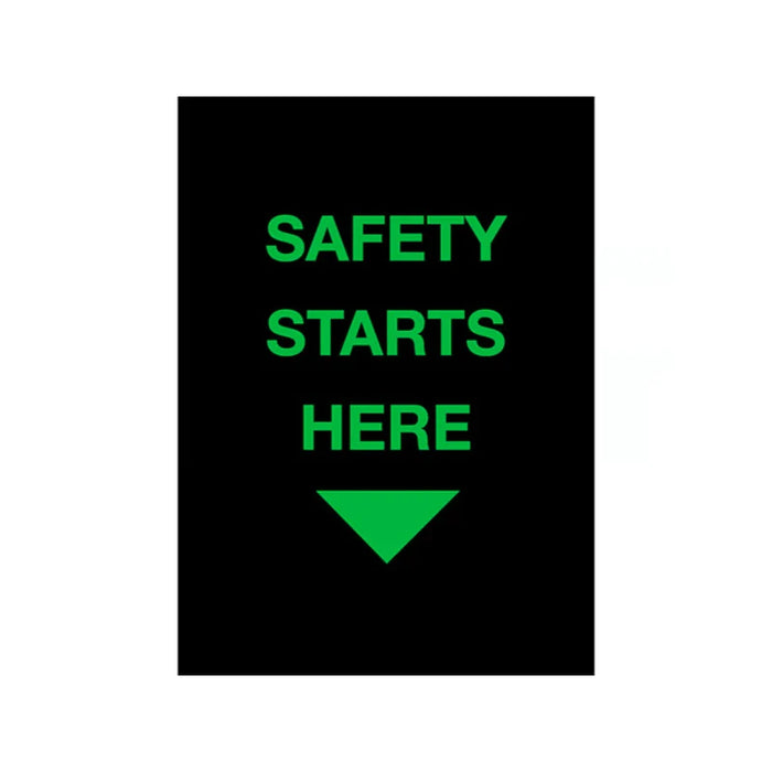 Notrax® Safety Message Entrance Floor Entry Mats For Business - 4' x 6' Feet -SAFETY STARTS HERE