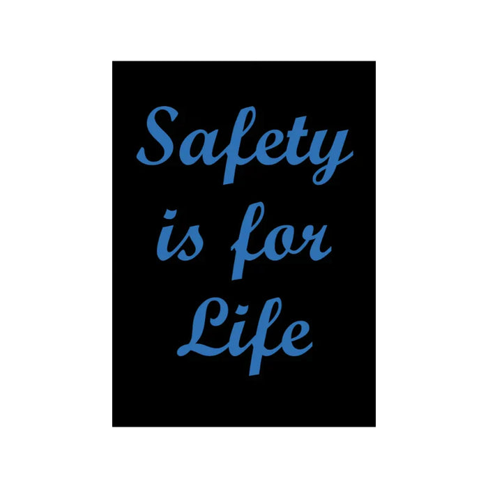 Notrax® Safety Message Entrance Floor Entry Mats For Business - 4' x 6' Feet - SAFETY FOR LIFE