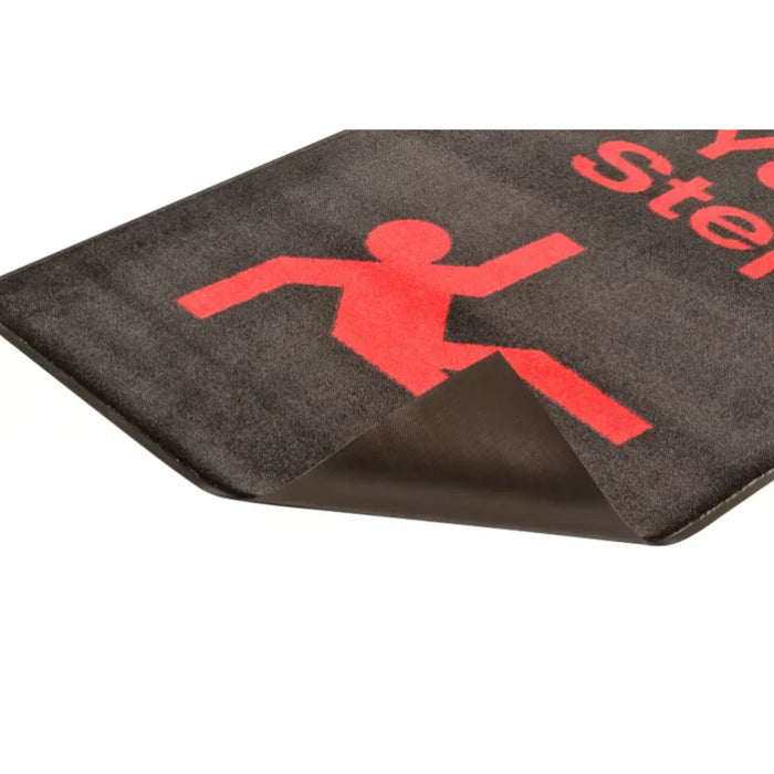 Notrax® Safety Message Entrance Floor Entry Mats For Business - 4' x 6' Feet - WATCH YOUR STEP