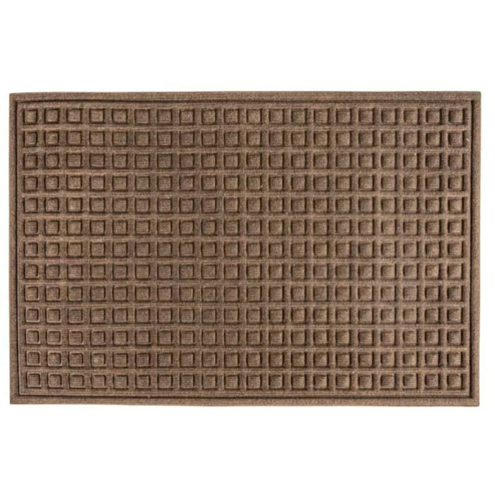 Notrax® Waffle CTE Moisture And Scraper Entrance Floor Mats 152 Series - 2' x 3' Feet - Brown