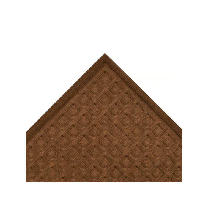 Notrax® Waffle CTE Moisture And Scraper Entrance Floor Mats 152 Series - 2' x 3' Feet - Brown