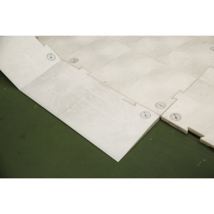 OmniDeck® Ramps For Floor and Turf Protection Mat - Translucent
