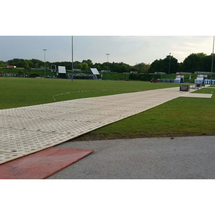 SIGNAROAD® Versatile Medium-duty Composite Mat - 10' x 6.8' Beige - HDPE