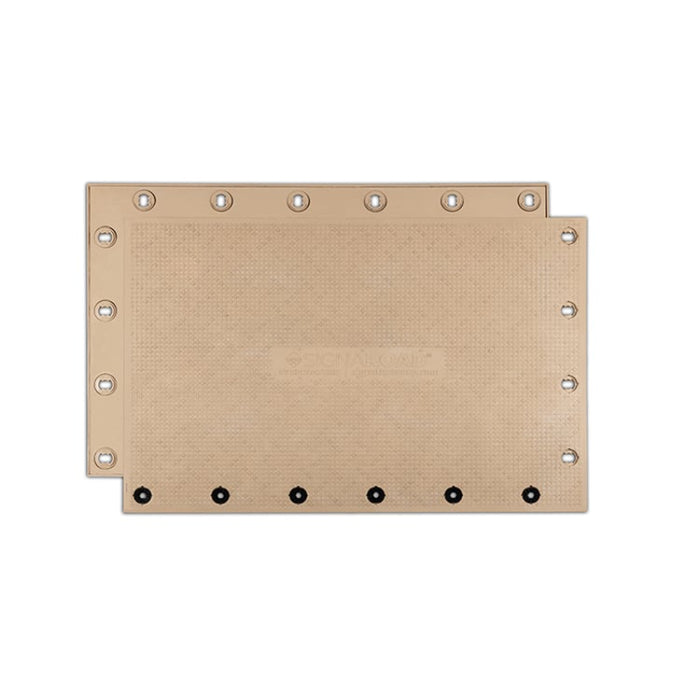 SIGNAROAD® Versatile Medium-duty Composite Mat - 10' x 6.8' Beige - HDPE