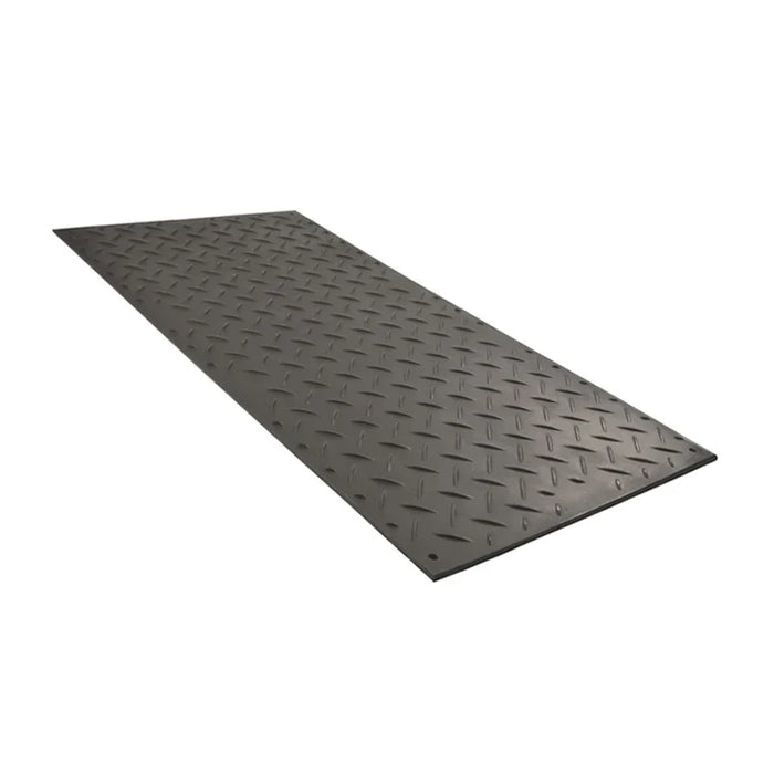 Alturnamat® Ground Protection Mat - 2' W x 6' L - Diamond Tread Both Sides - Black