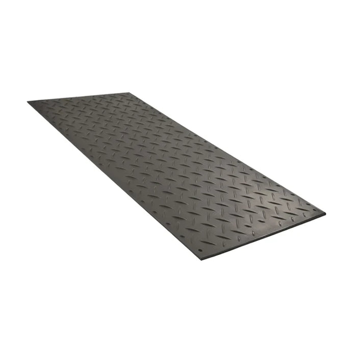 Alturnamat® Ground Protection Mat - 2' W x 8' L - Diamond Tread Both Sides - Black